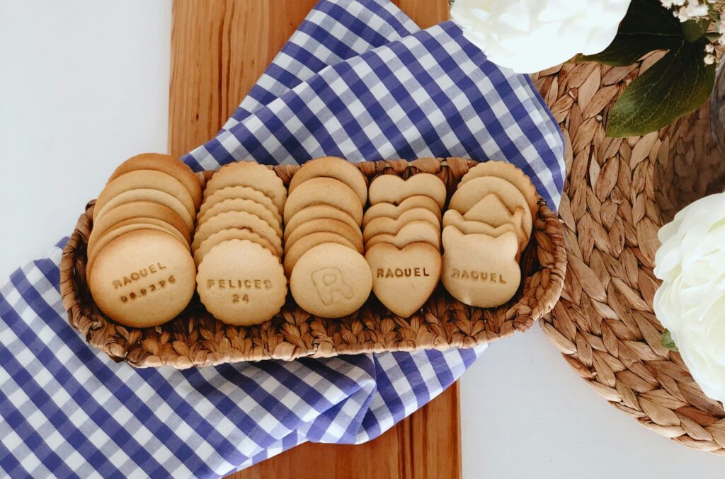 cookies with names written on them representing personalization